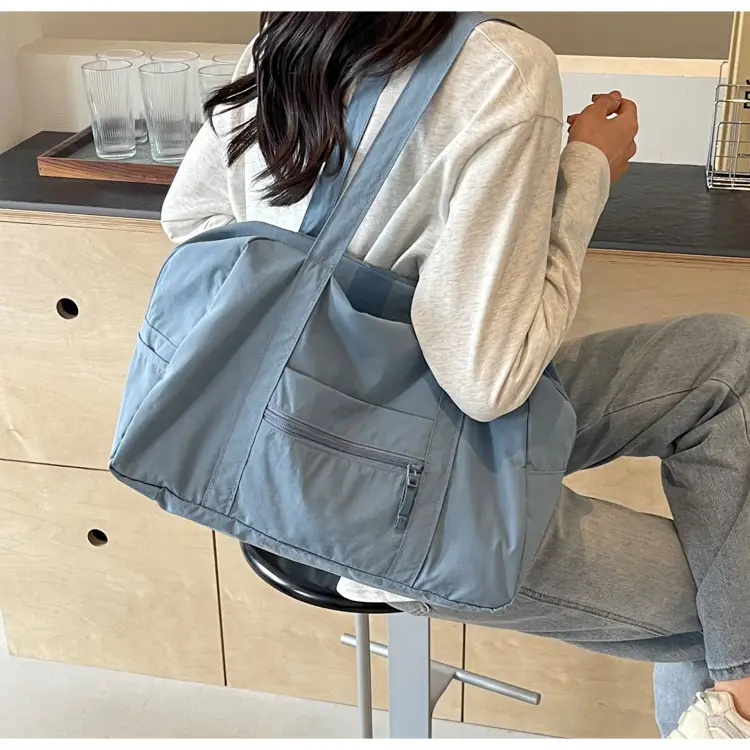 Black Korean Style Nylon Handbag for Women — feature 33