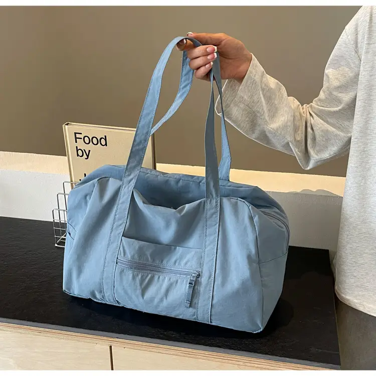 Black Korean Style Nylon Handbag for Women — feature 34