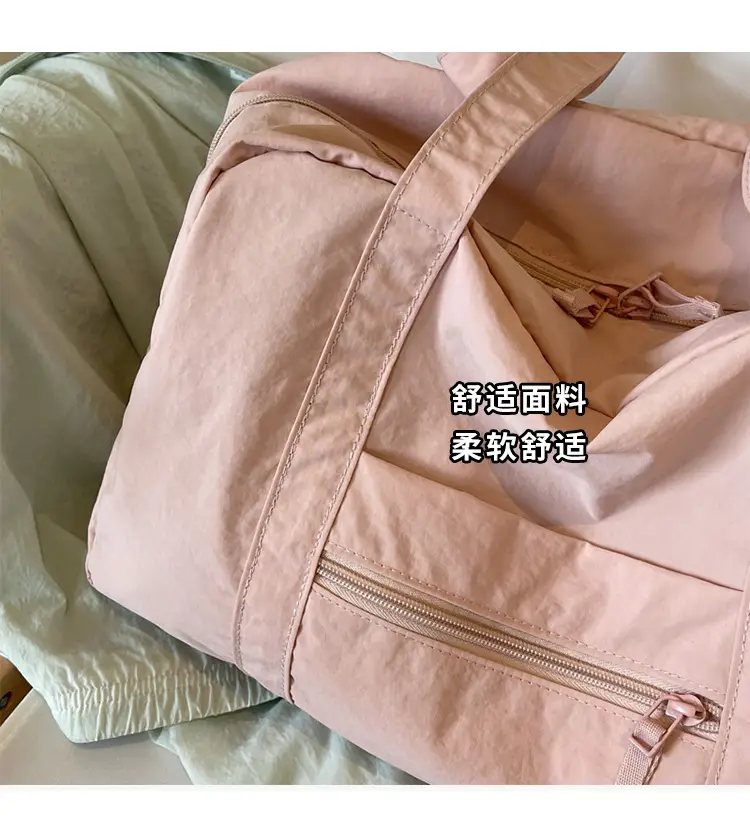 Black Korean Style Nylon Handbag for Women — feature 5