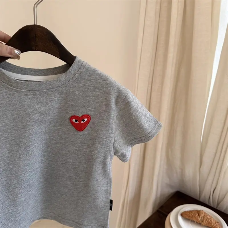 Hello Mickey Short Sleeve Kids T-Shirt White