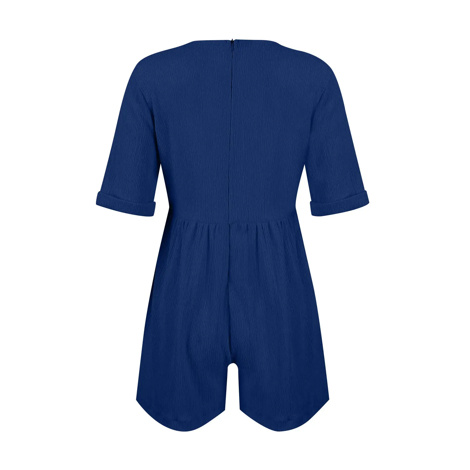 2024 Black V Neck Bat Cuff Shorts Set — feature 24