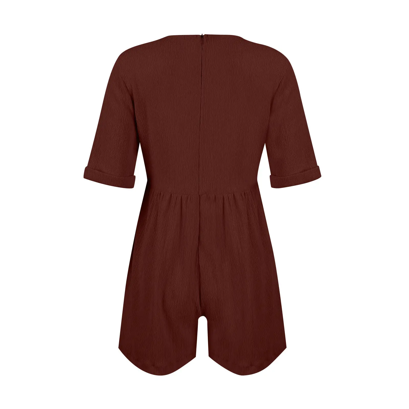 2024 Black V Neck Bat Cuff Shorts Set — feature 28