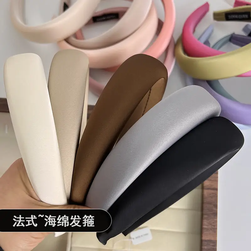 Early Spring New Sponge Headband Sweet Gentle Elegant Green Hairpin — feature 6