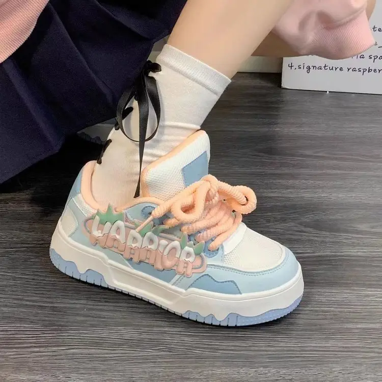 Women's White Mesh Casual Platform Shoes 2024 — feature 10