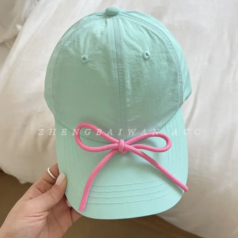 Sweet Bow Baseball Cap for Women Summer - Image 10