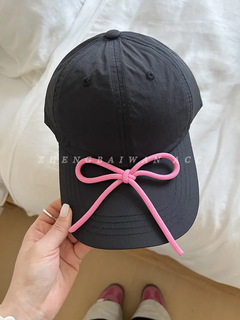 Sweet Bow Baseball Cap for Women Summer - Image 2