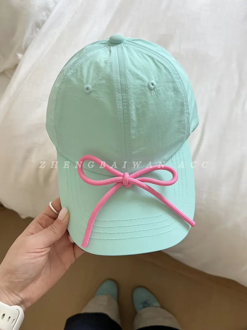 Sweet Bow Baseball Cap for Women Summer - Image 5