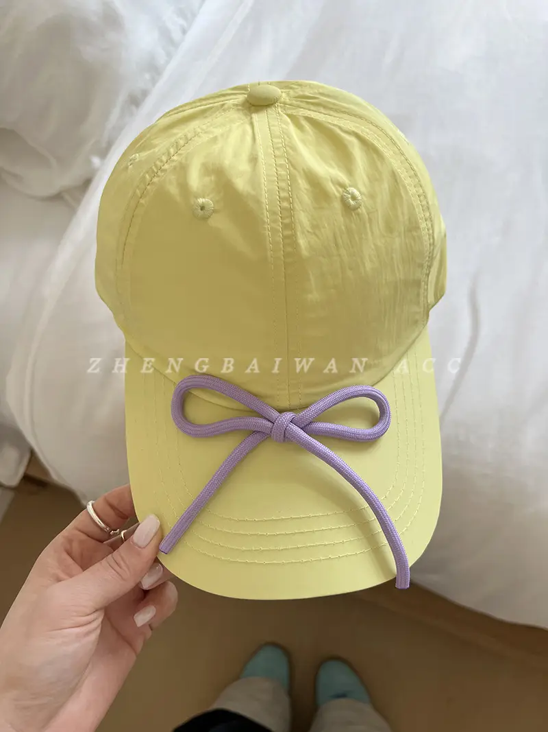 Sweet Bow Baseball Cap for Women Summer - Image 6
