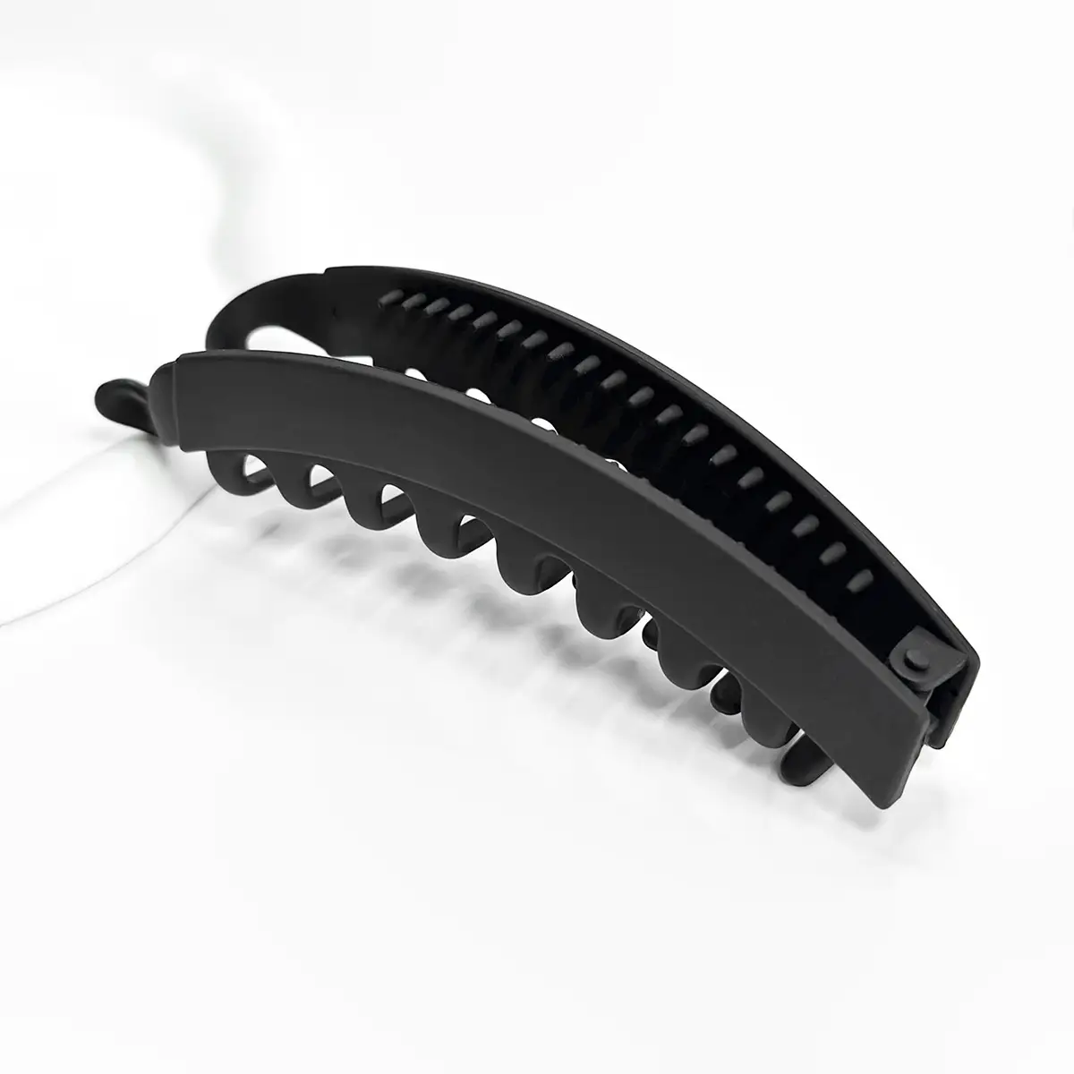 Frosted Banana Hair Clip for Women with 7 Pockets - Image 4