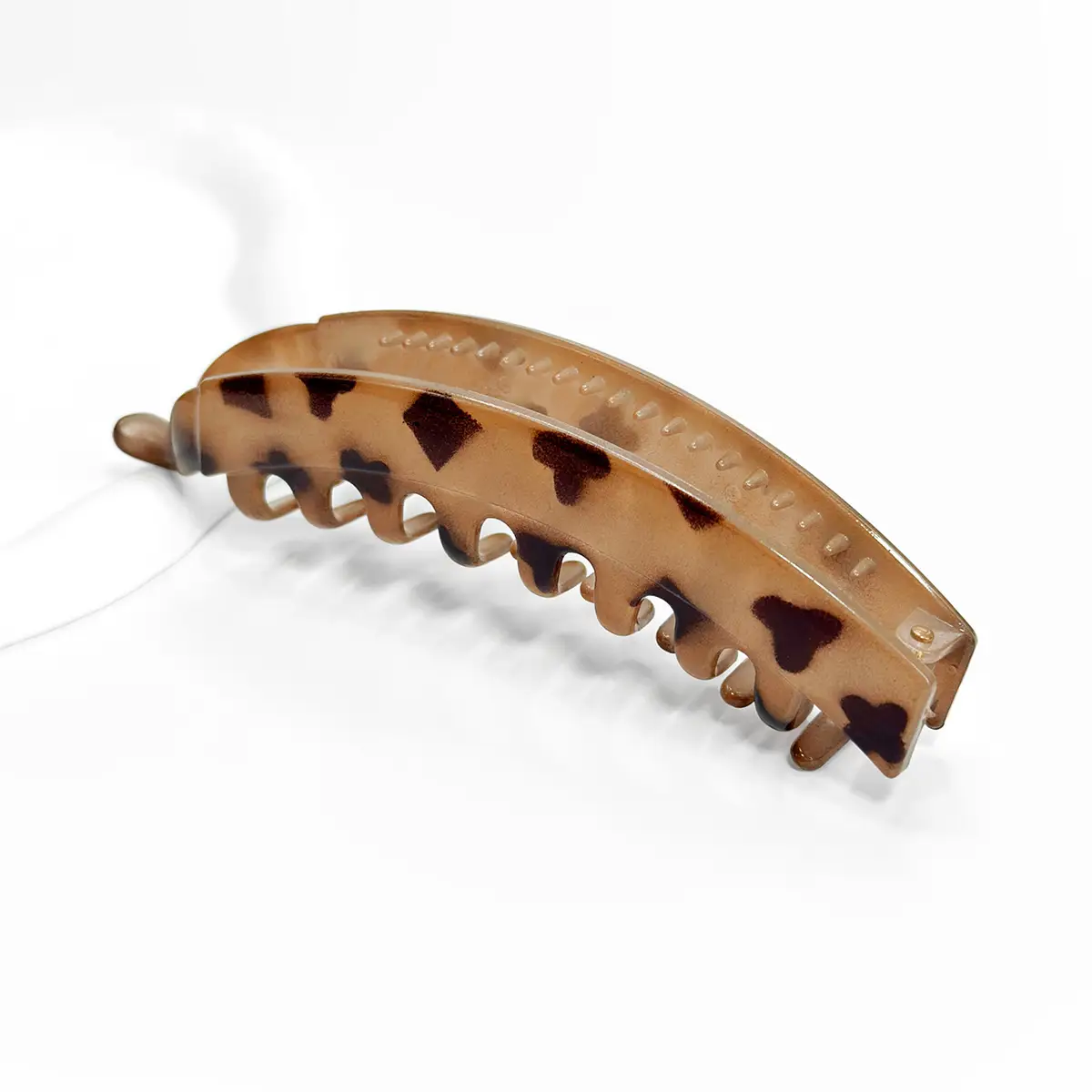 Frosted Banana Hair Clip for Women with 7 Pockets - Image 6