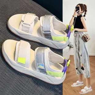 2025 Men Casual Korean Slippers White Red Blue — feature 4