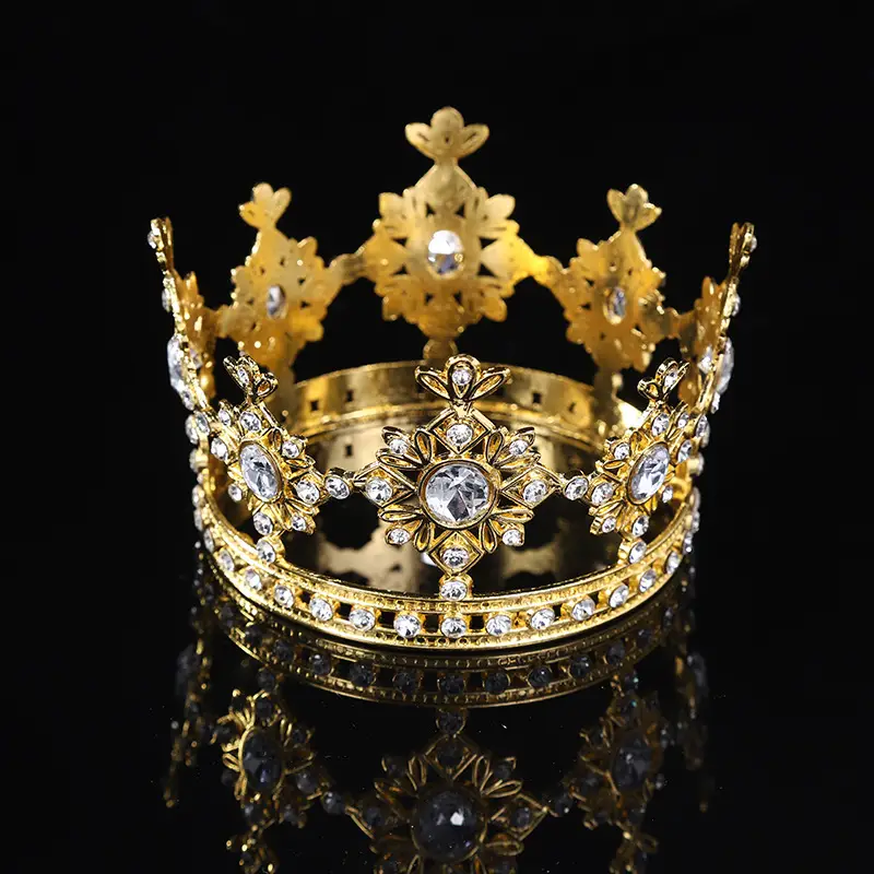 Princess Crown Rhinestone Hair Hoop Bridal Hair Accessories
