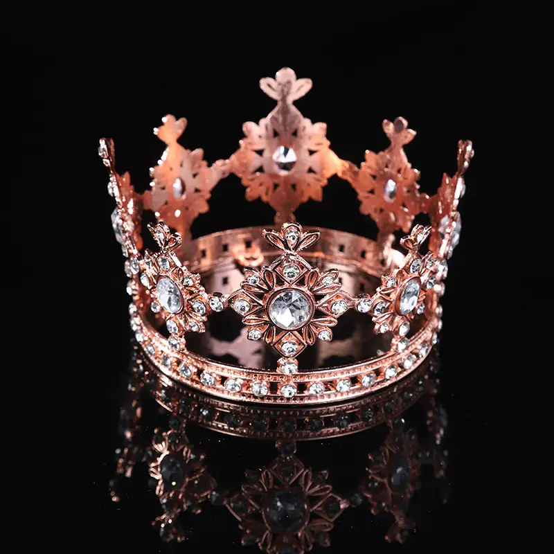 Princess Crown Rhinestone Hair Hoop Bridal Hair Accessories