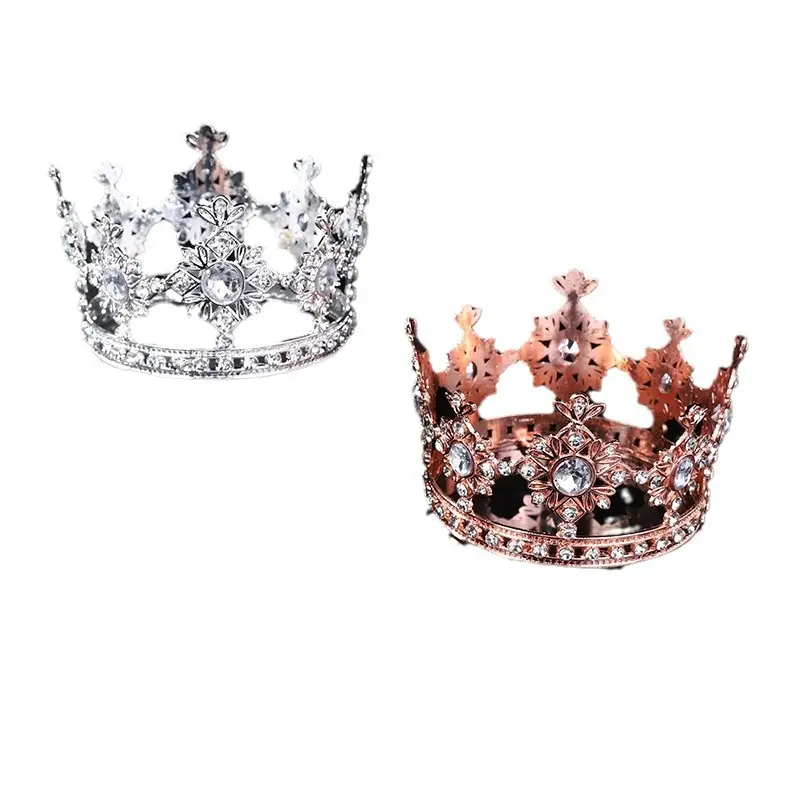 Princess Crown Rhinestone Hair Hoop Bridal Hair Accessories