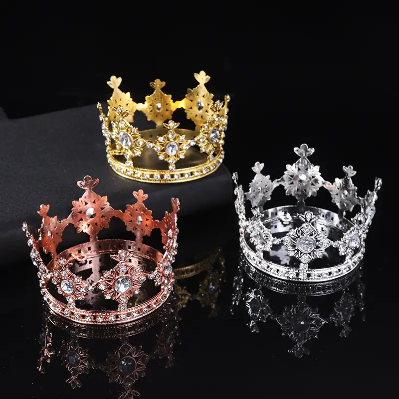 Princess Crown Rhinestone Hair Hoop Bridal Hair Accessories — feature 5