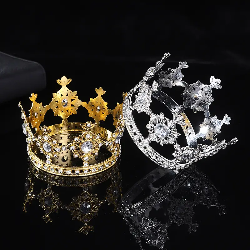 Princess Crown Rhinestone Hair Hoop Bridal Hair Accessories — feature 7