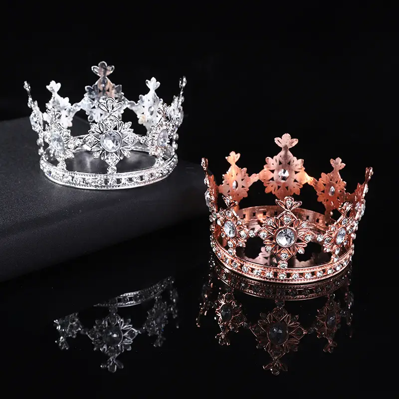 Princess Crown Rhinestone Hair Hoop Bridal Hair Accessories — feature 8