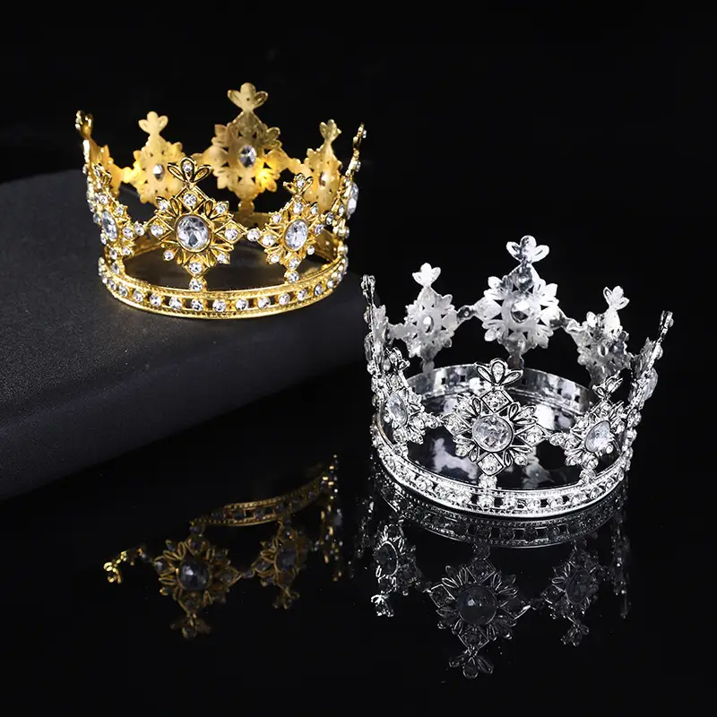 Princess Crown Rhinestone Hair Hoop Bridal Hair Accessories — feature 9