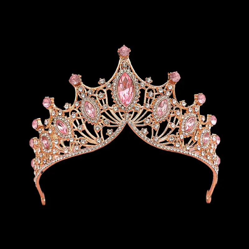 Crystal Bridal Crown Headband for Girls 18Yrs — feature 13