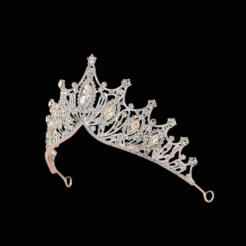 Crystal Bridal Crown Headband for Girls 18Yrs — feature 25