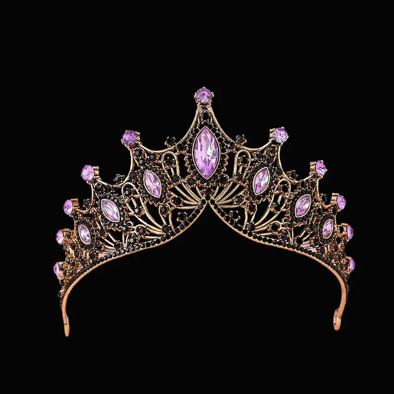Crystal Bridal Crown Headband for Girls 18Yrs — feature 28