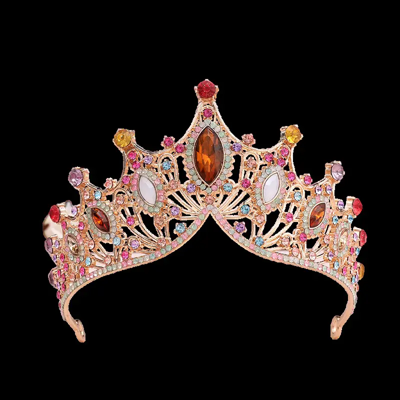 Crystal Bridal Crown Headband for Girls 18Yrs — feature 35