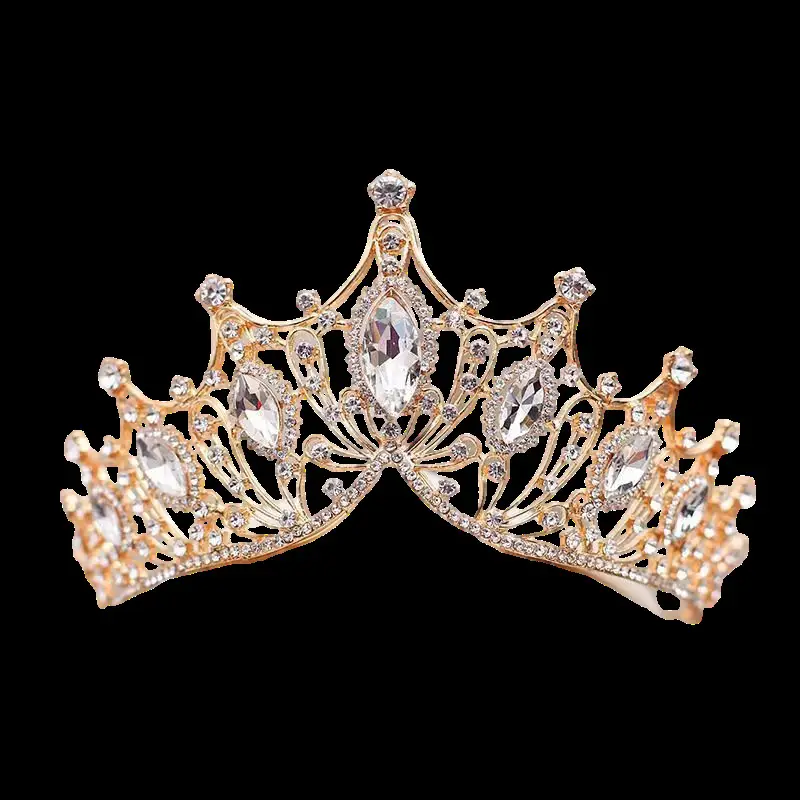 Crystal Bridal Crown Headband for Girls 18Yrs — feature 36