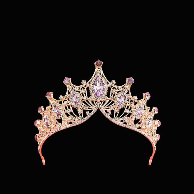 Crystal Bridal Crown Headband for Girls 18Yrs — feature 9