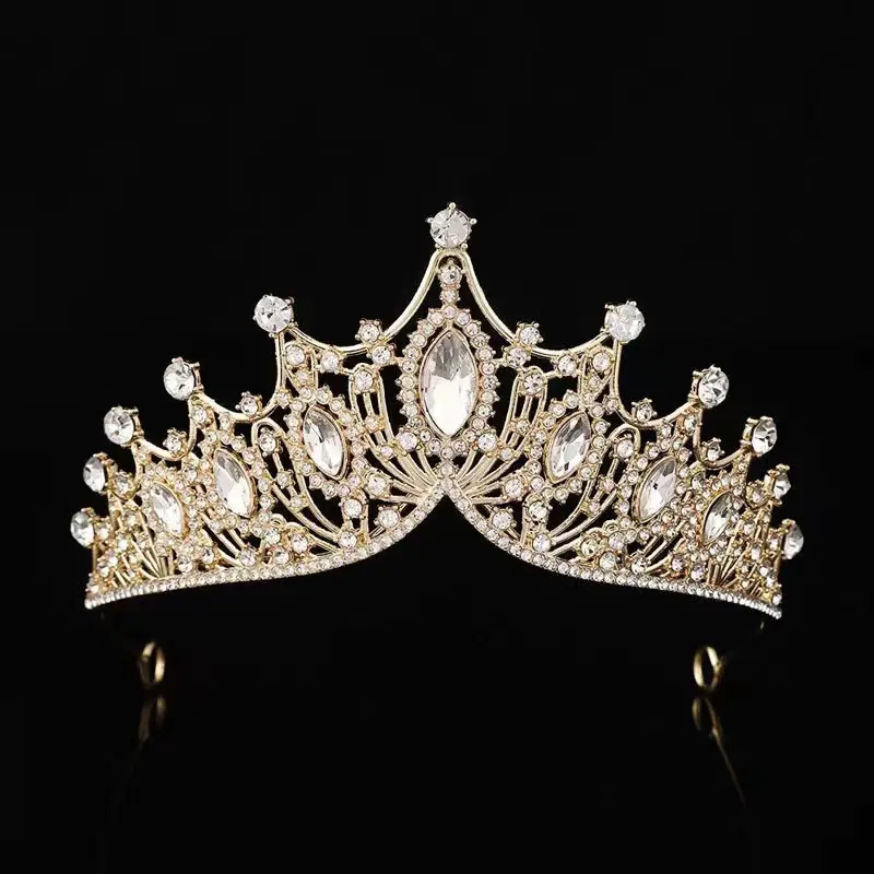 Crystal Bridal Crown Headband for Girls 18Yrs