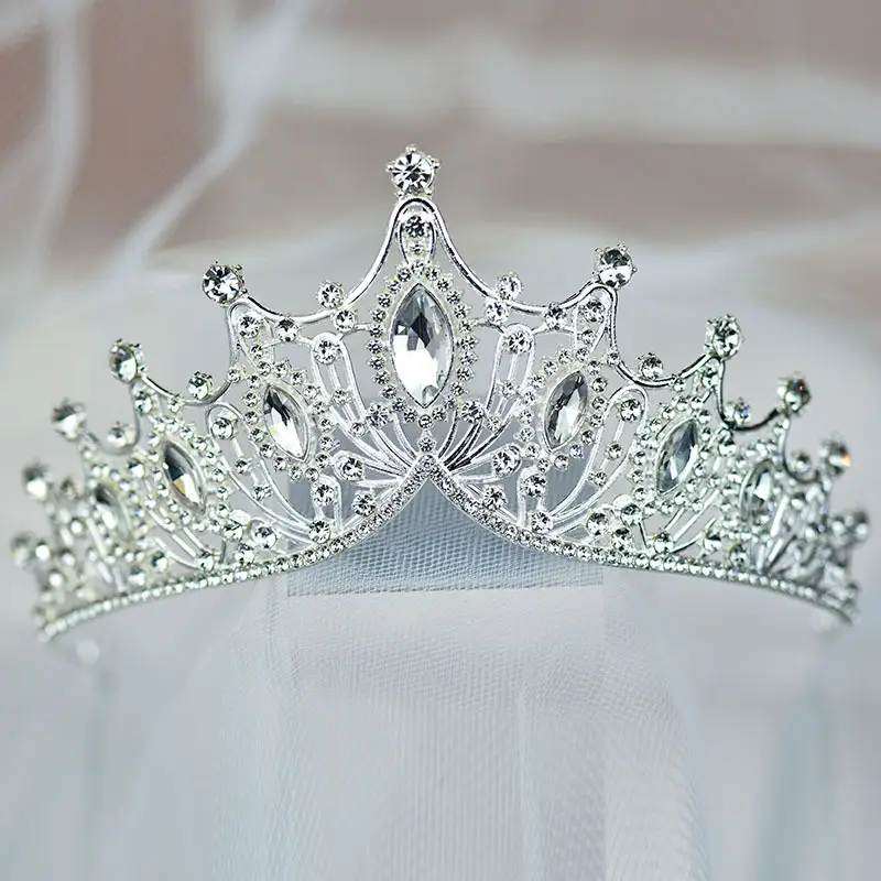 Crystal Bridal Crown Headband for Girls 18Yrs