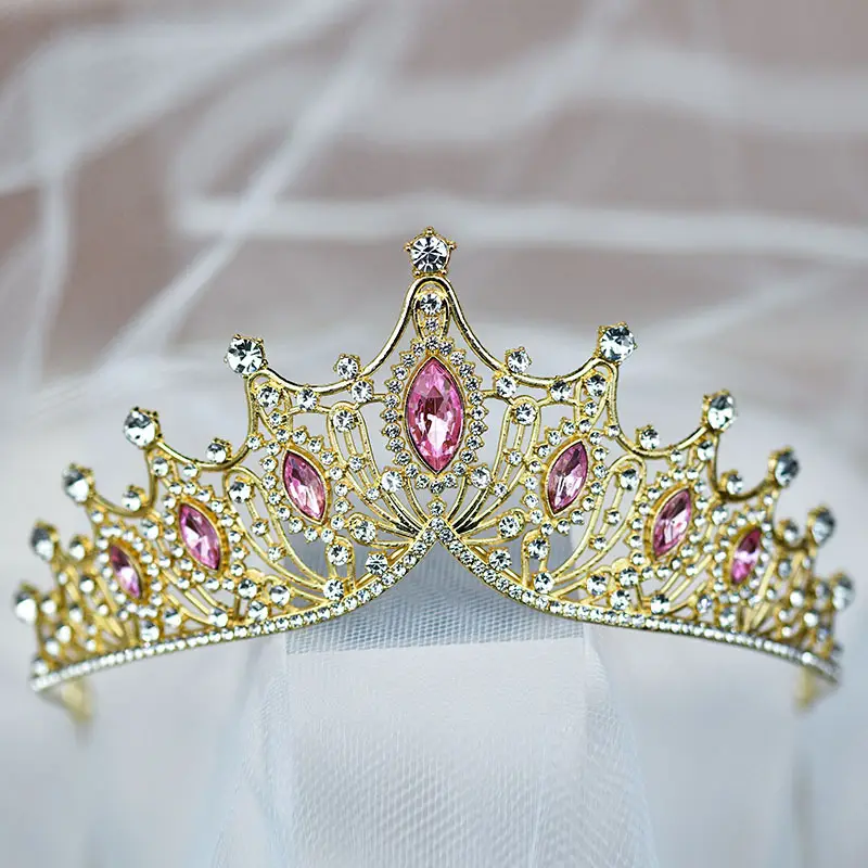Crystal Bridal Crown Headband for Girls 18Yrs