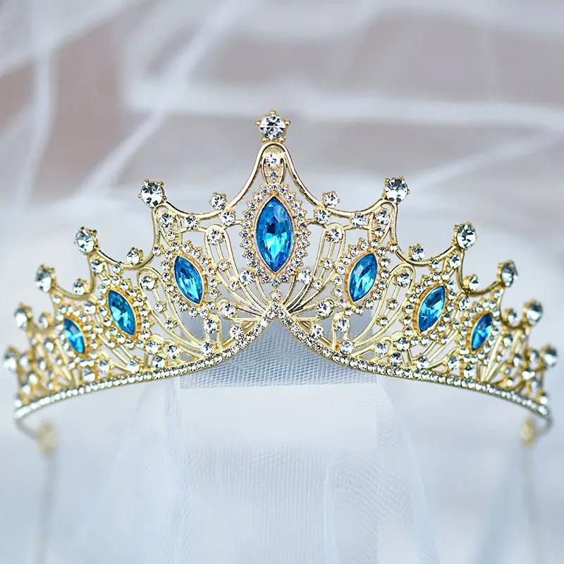 Crystal Bridal Crown Headband for Girls 18Yrs