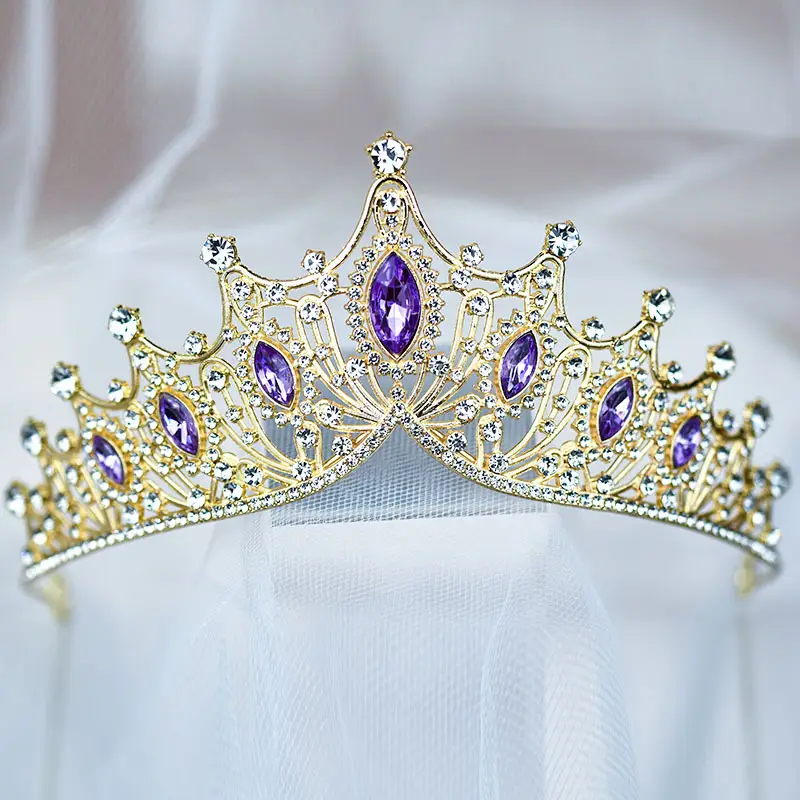 Crystal Bridal Crown Headband for Girls 18Yrs