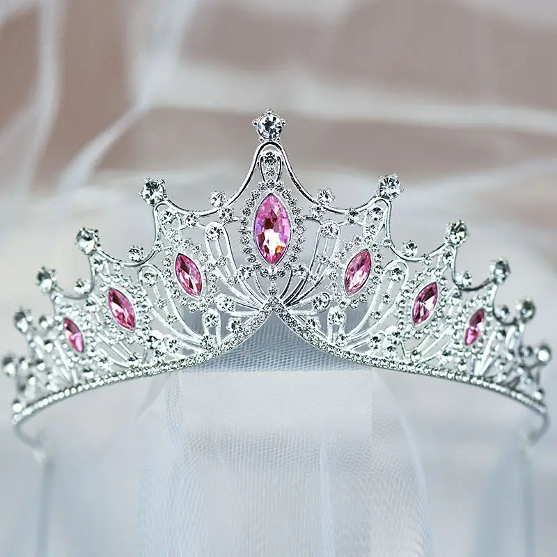 Crystal Bridal Crown Headband for Girls 18Yrs
