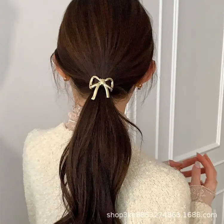 Golden Bow Hair Band for Women 2024 New Style - Image 7