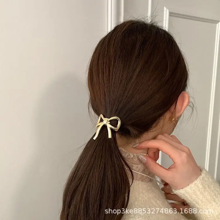 Golden Bow Hair Band for Women 2024 New Style - Image 8