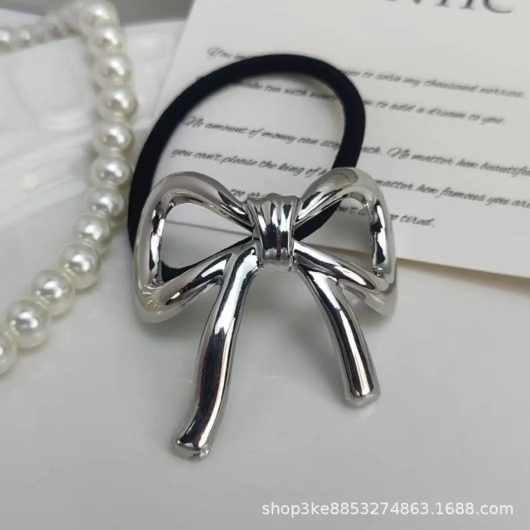 Golden Bow Hair Band for Women 2024 New Style - Image 5