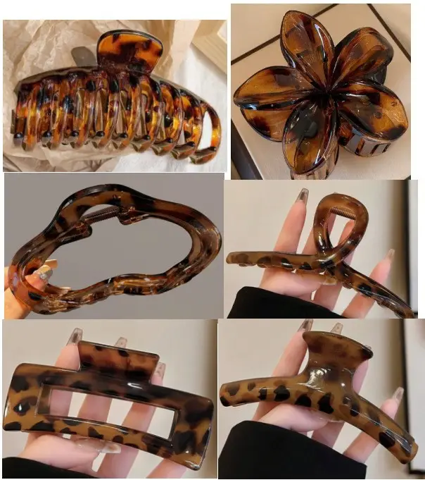 Classic Black Hair Clips for Women's Hair Styling - Image 11