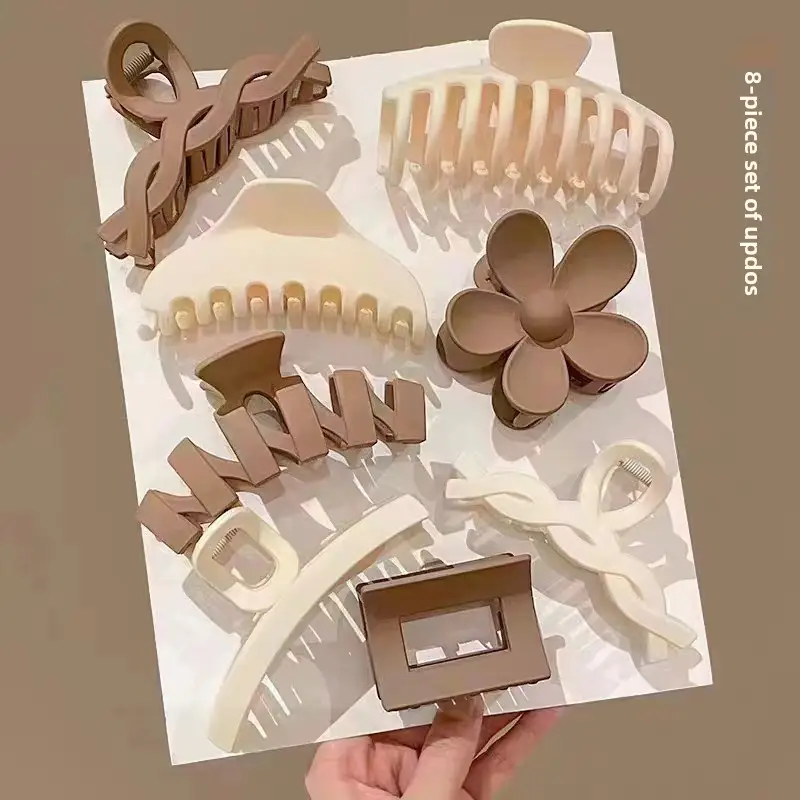 Classic Black Hair Clips for Women's Hair Styling - Image 7