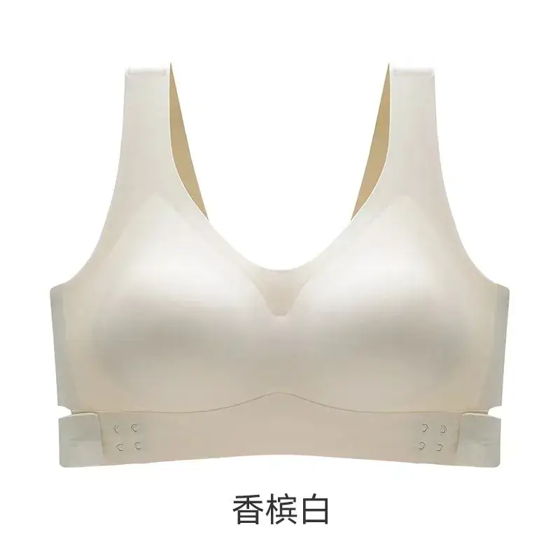 Traceless Back Bra Cross Buckle Anti-Sagging Women - Image 3