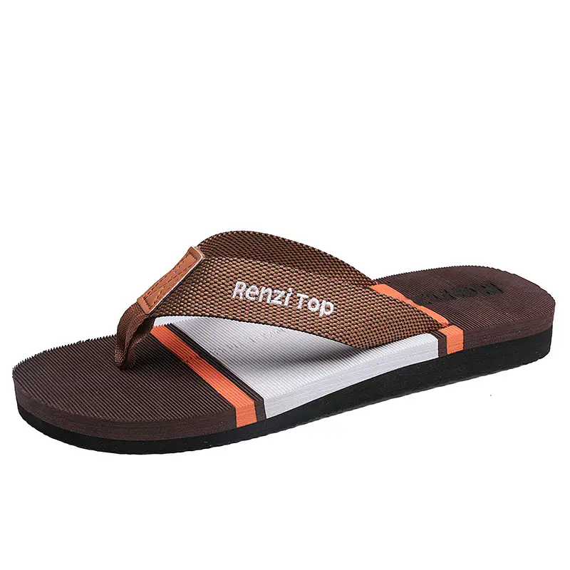 Cross-border Casual Home Flip Flops Beach Comfortable All-match Slippers Men's Daily Outdoor Summer Flat Sandals and Slippers - Image 2
