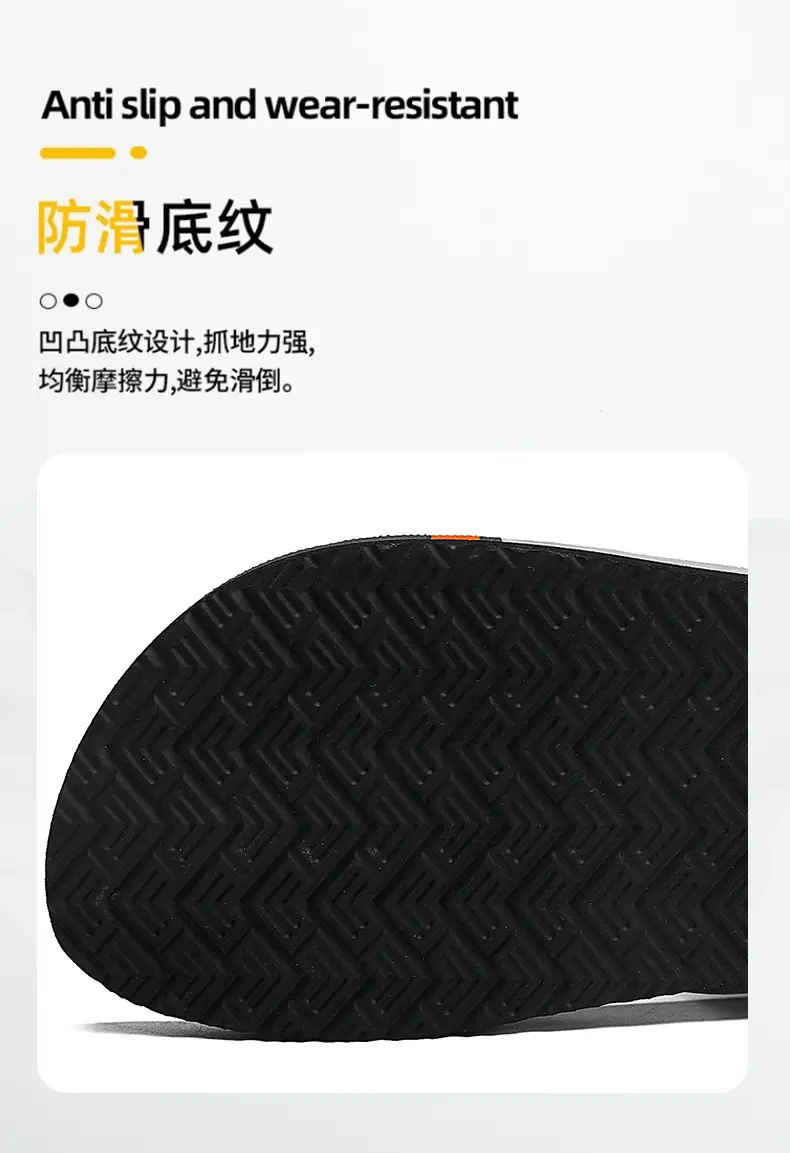 Cross-border Casual Home Flip Flops Beach Comfortable All-match Slippers Men's Daily Outdoor Summer Flat Sandals and Slippers — feature 4