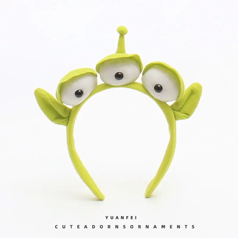 Cute Cartoon Dinosaur Headband Green Kids Adult