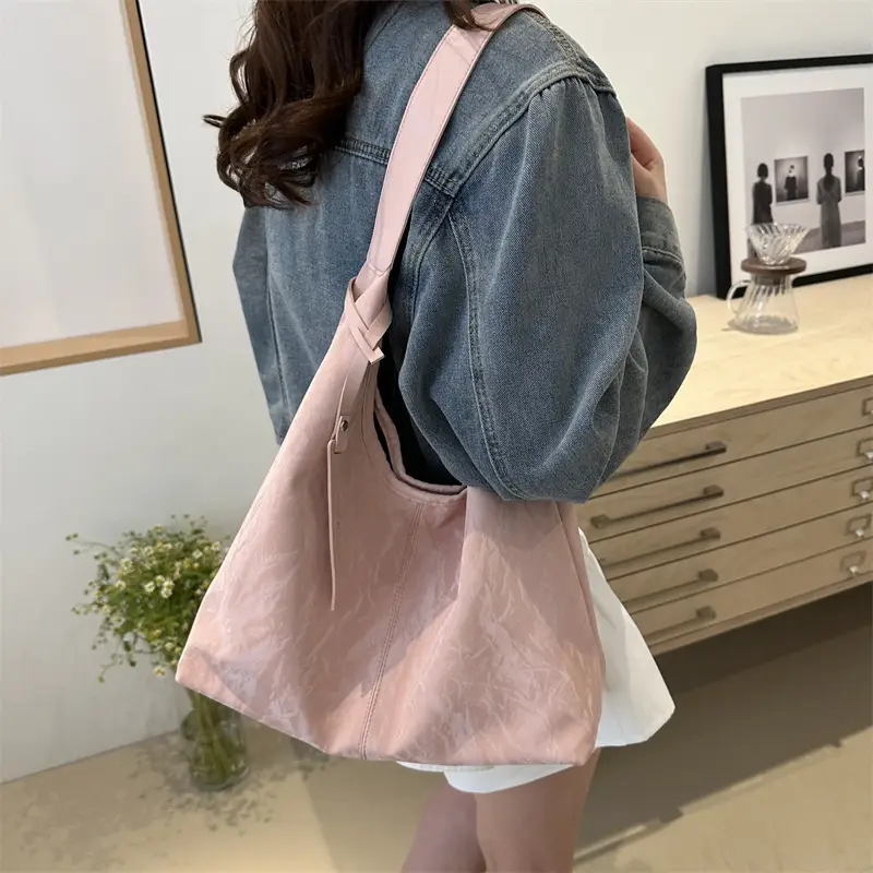 2025 Summer Women's Silver Shoulder Bag Office Commuter Tote