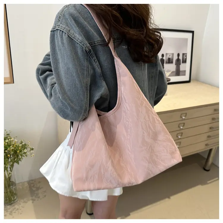 2025 Summer Women's Silver Shoulder Bag Office Commuter Tote — feature 17