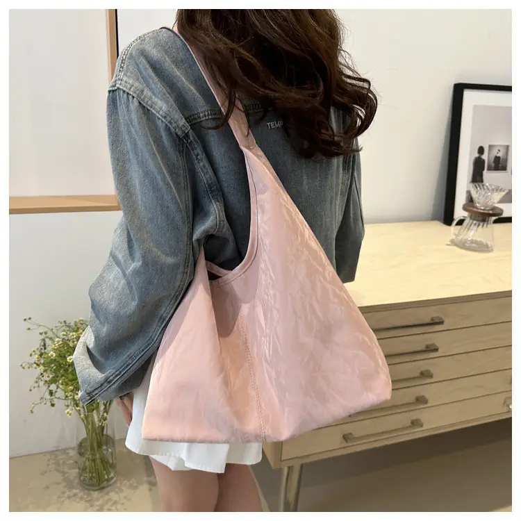 2025 Summer Women's Silver Shoulder Bag Office Commuter Tote — feature 18
