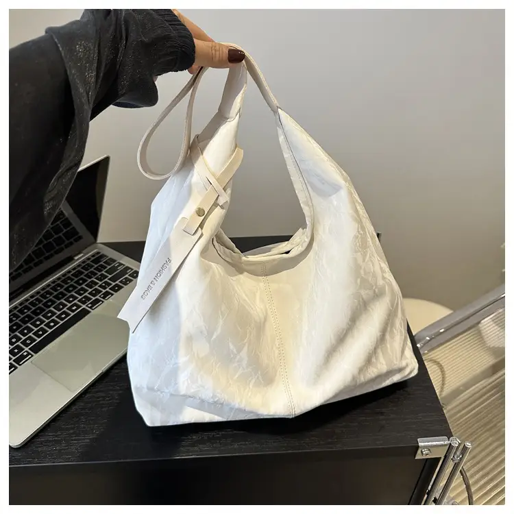 2025 Summer Women's Silver Shoulder Bag Office Commuter Tote — feature 23