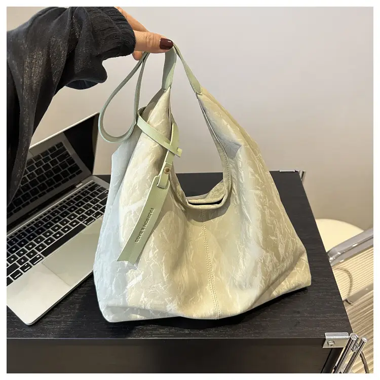 2025 Summer Women's Silver Shoulder Bag Office Commuter Tote — feature 25
