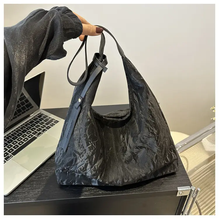 2025 Summer Women's Silver Shoulder Bag Office Commuter Tote — feature 27