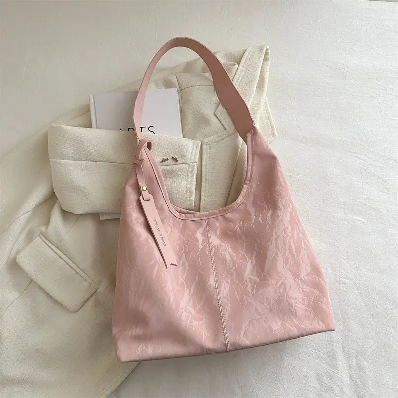 2025 Summer Women's Silver Shoulder Bag Office Commuter Tote